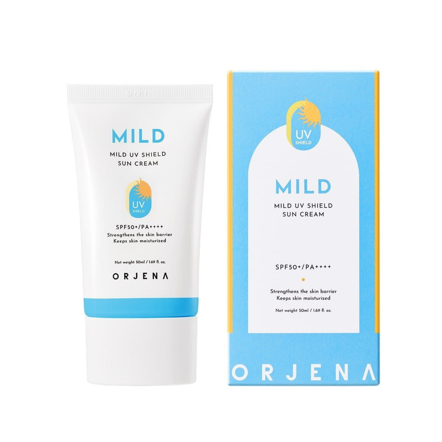 ORJENA MILD UV SHIELD SUN CREAM SPF50+ PA++++ 50ML