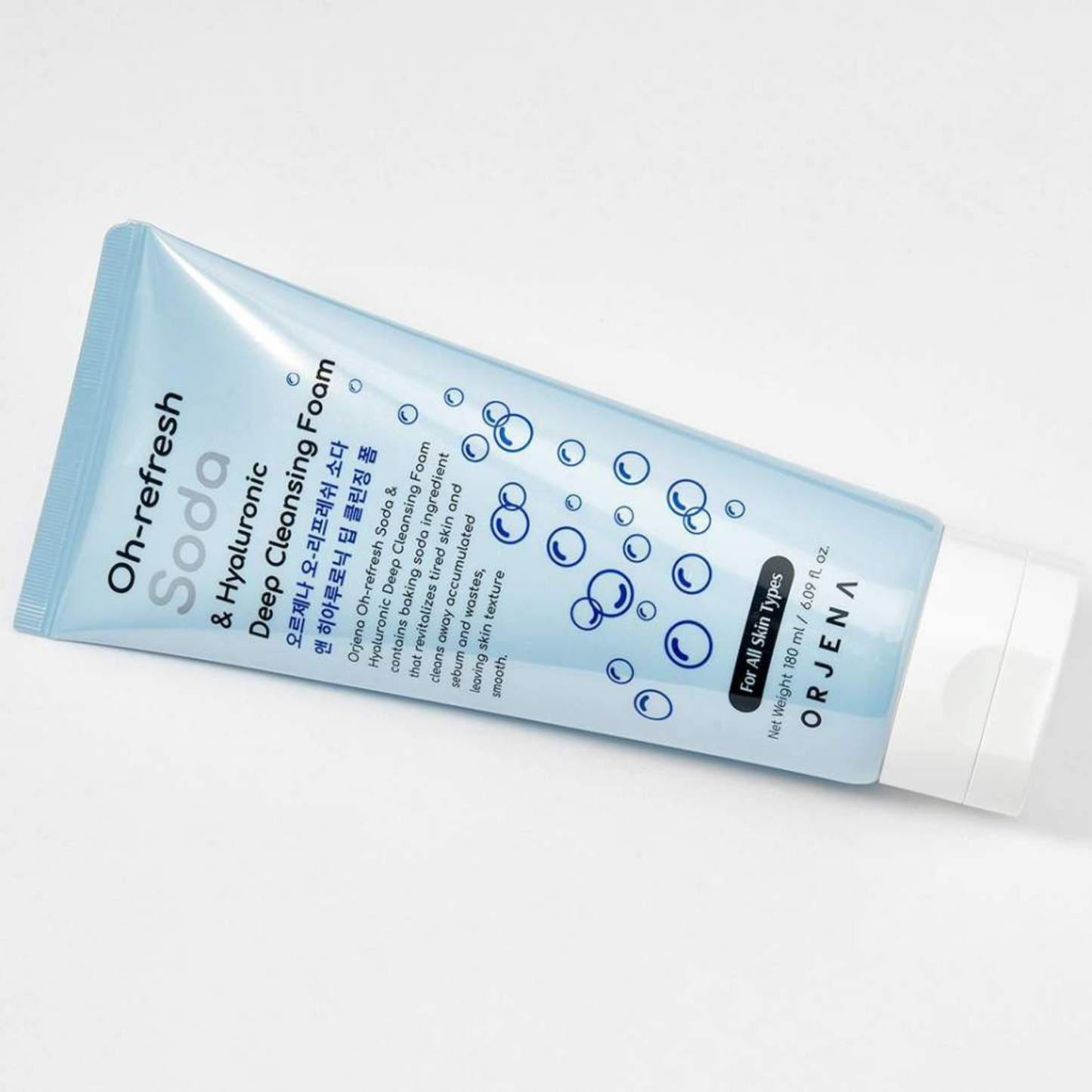 ORJENA OH-REFRESH SODA & HYALURONIC DEEP CLEANSING FOAM 180ML