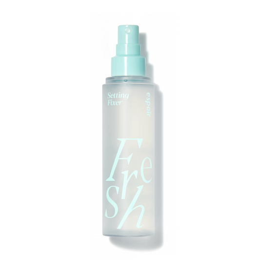 Espoir Fresh Setting Fixer 100ml - Spray Fijador de Maquillaje con Hidratación y Acabado Mate de Larga Duración