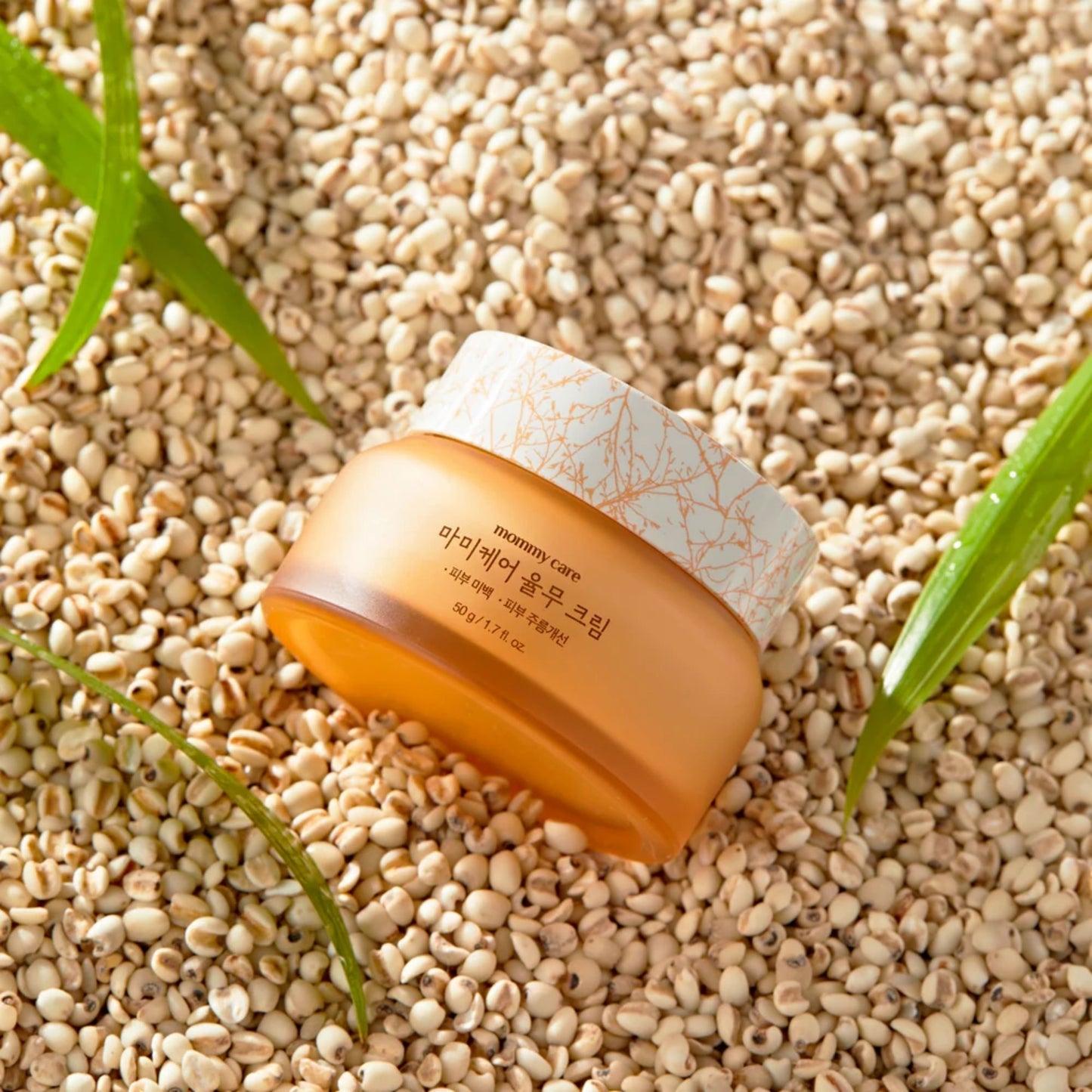 MOMMY CARE Yulmu Cream 50ml – Crema Facial Coreana Hidratante y Suavizante con Extracto de Semilla de Yulmu para Piel Suave y Renovada