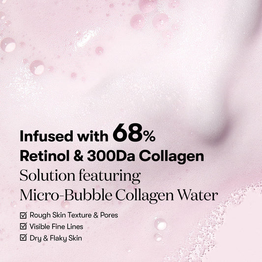 VT Cosmétics RETINOL COLLAGEN PINK MICRO BUBBLE SERUM