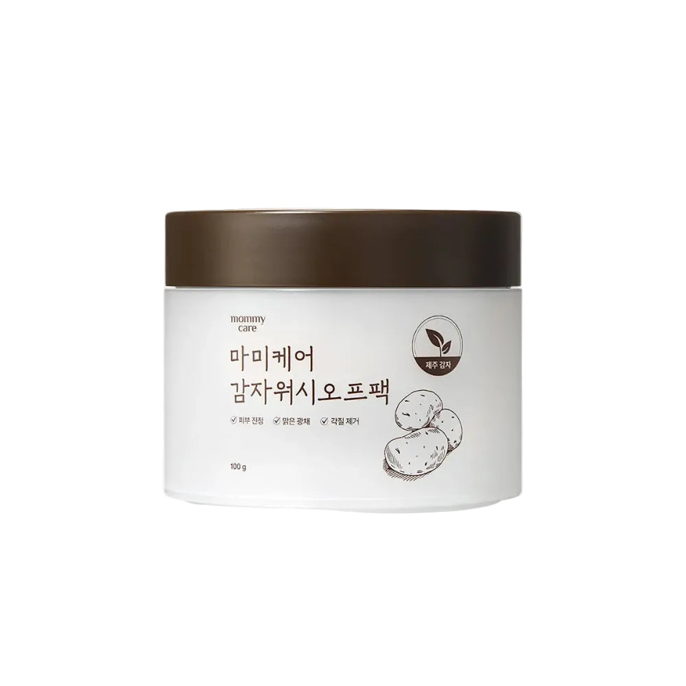 MOMMY CARE Potato Wash Off Pack 100g – Mascarilla Facial Coreana con Extracto de Papa para Purificar, Abrir y Reducir Poros
