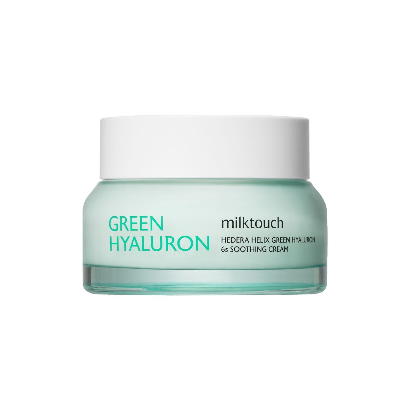 Milktouch Hedera Helix Green Hyaluron 6sec Moisture Cream 50ml - Crema Hidratante Calmante con Extracto de Hiedra, Ácido Hialurónico y Efecto Refrescante