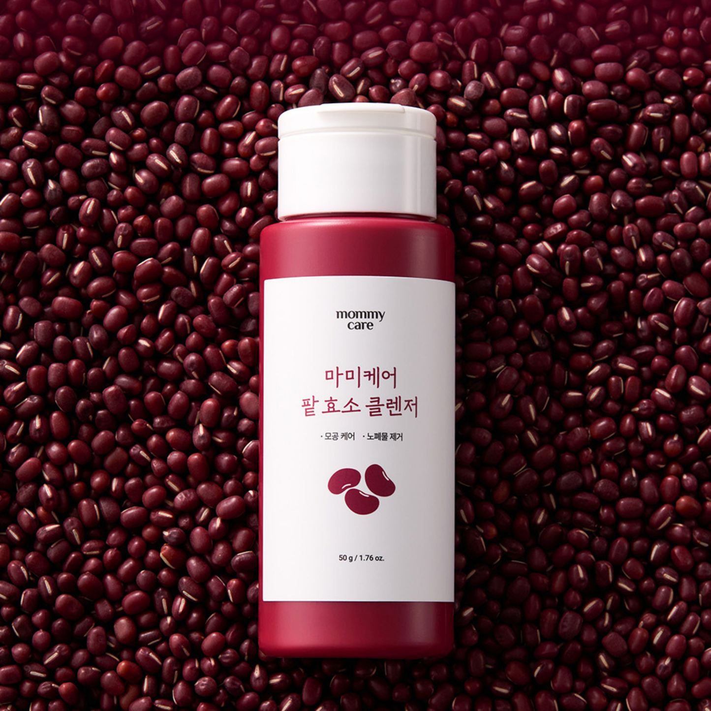 MOMMY CARE Red Bean Enzyme Cleanser 50g – Limpiador Facial Suave con Extracto de Frijol Rojo para Poros Limpios y Piel Equilibrada