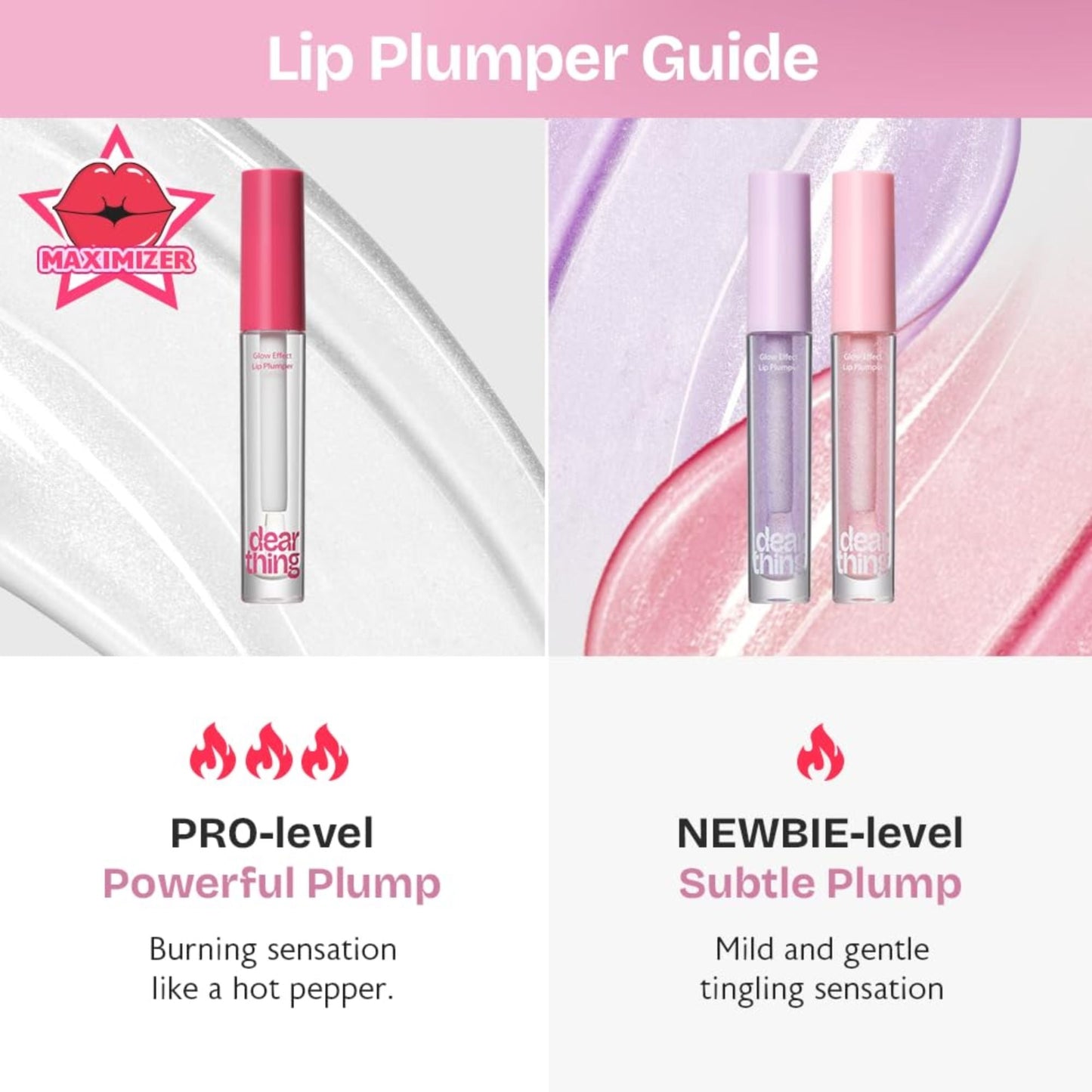 Dear Thing Glow Effect Lip Plumper #03 Pink Beam