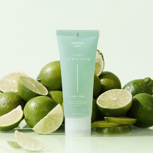 MOMMY CARE Green Collagen Boosting Gel 100ml – Gel Facial Coreano con Extracto de Limón Verde de Jeju y Colágeno para Firmeza y Luminosidad