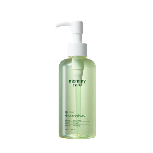 MOMMY CARE Sea Grape Cleansing Oil 200ml – Aceite Limpiador Facial Coreano con Extracto de Uva Marina y Aceite de Árbol de Té para Piel Limpia y Calmante