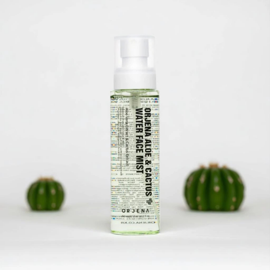 ORJENA Aloe & Cactus Water Face Mist 125ml – Bruma Facial Hidratante y Calmante con Extracto Natural de Aloe Vera y Cactus para Todo Tipo de Piel