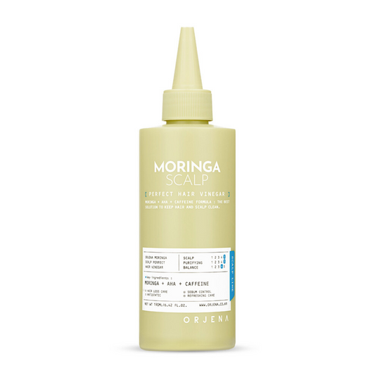 ORJENA Moringa Scalp Perfect Hair Vinegar 190ml – Vinagre Capilar Hidratante con Extracto de Moringa para Equilibrar pH y Controlar Sebo