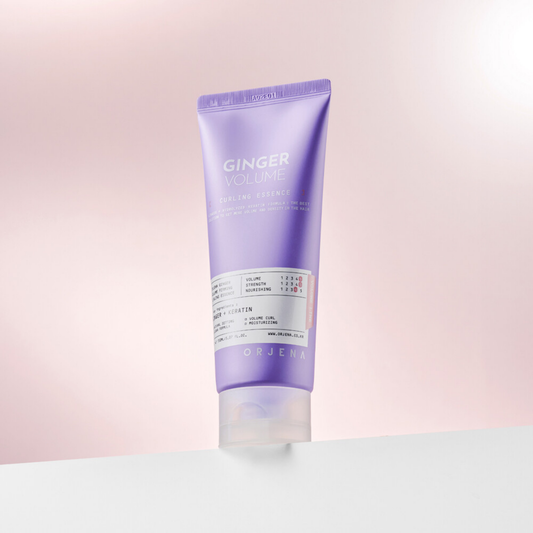 ORJENA Ginger Volume Firming Curling Essence 150ml – Esencia para Rizos con Extracto de Jengibre, Keratina y Aceites Naturales para Definir y Nutrir