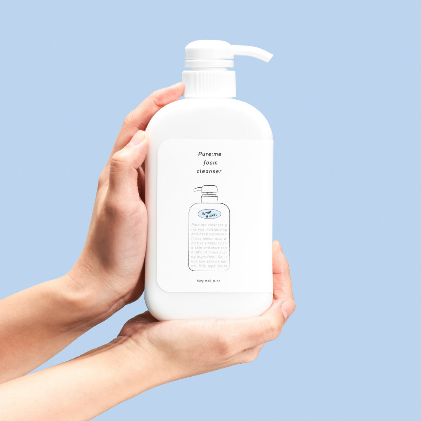 PURE ME FOAM CLEANSER 500G