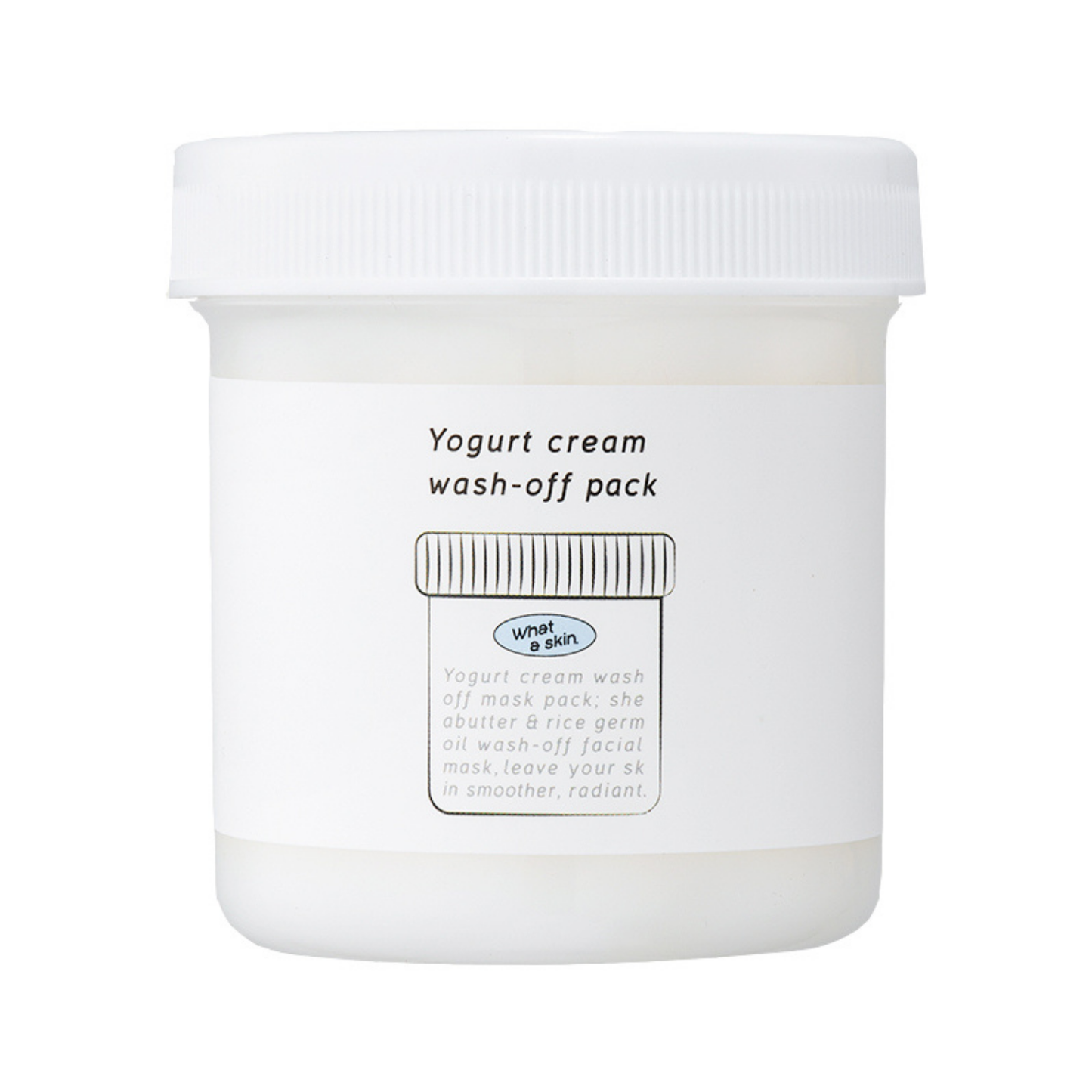 YOGURT CREAM WASH-OFF MASK PACK (+PACK BRUSH) 130ML