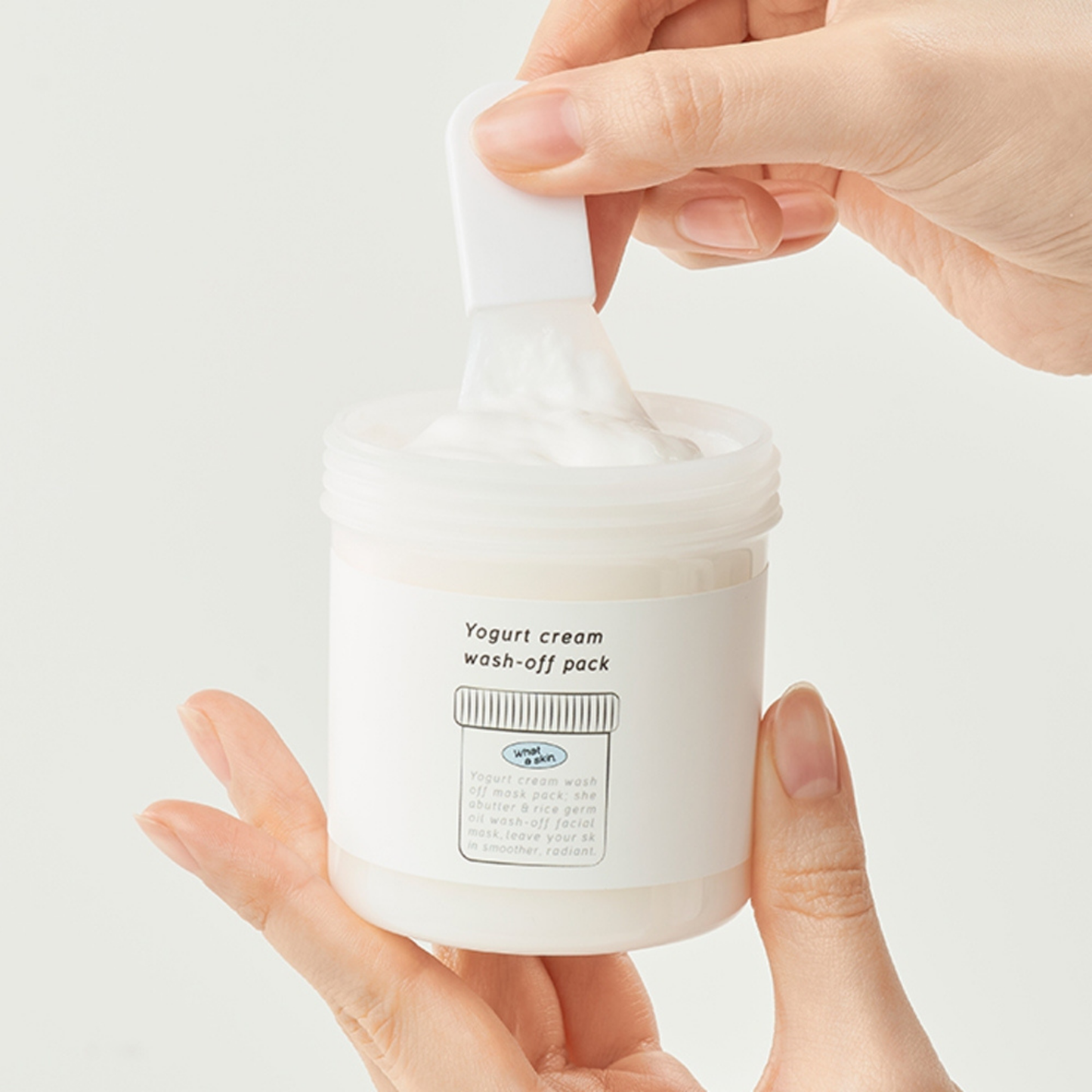 YOGURT CREAM WASH-OFF MASK PACK (+PACK BRUSH) 130ML