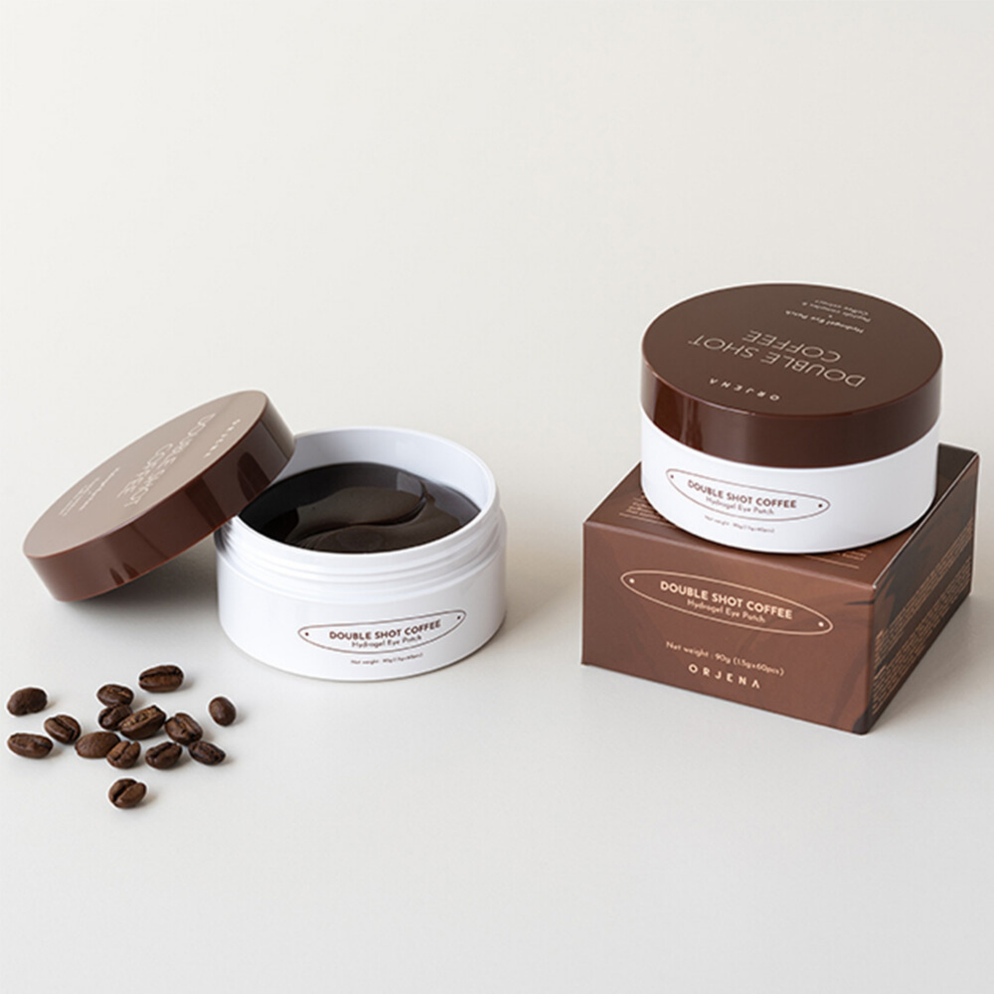 ORJENA DOUBLE SHOT COFFEE HYDROGEL EYE PATCH 90G(1.5G x 60pcs)