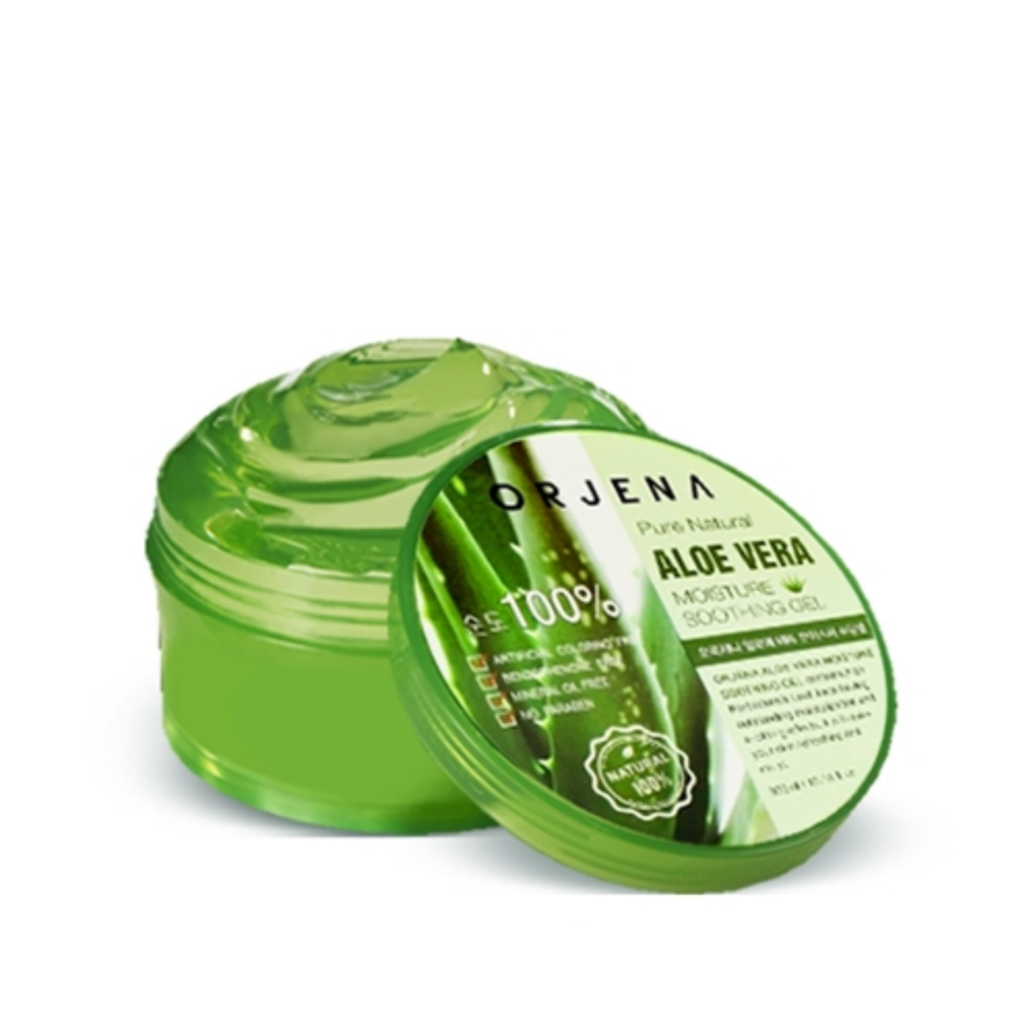 ORJENA ALOE VERA MOISTURE SOOTHING GEL (ORJENA ALOE 100% 300ML)