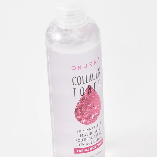 ORJENA Collagen Toner 250ml – Tónico Facial Hidratante y Reafirmante con Colágeno Hidrolizado para Mejorar Elasticidad y Suavidad
