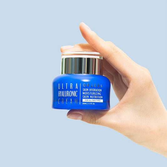 ORJENA Ultra Hyaluronic Cream 50ml – Crema Hidratante Profunda con 11 Tipos de Ácido Hialurónico y Extracto de Okra para Piel Suave y Elástica