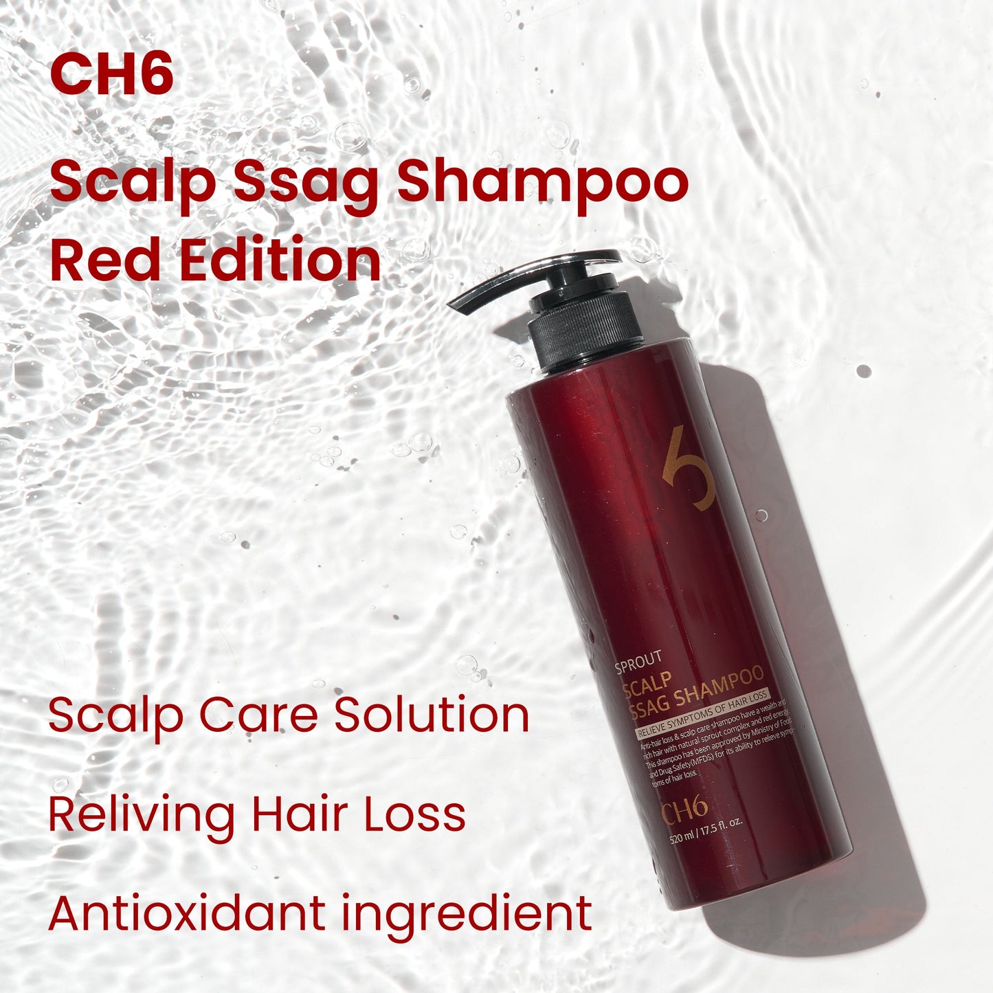 CH6 Scalp Ssag Shampoo 520ml