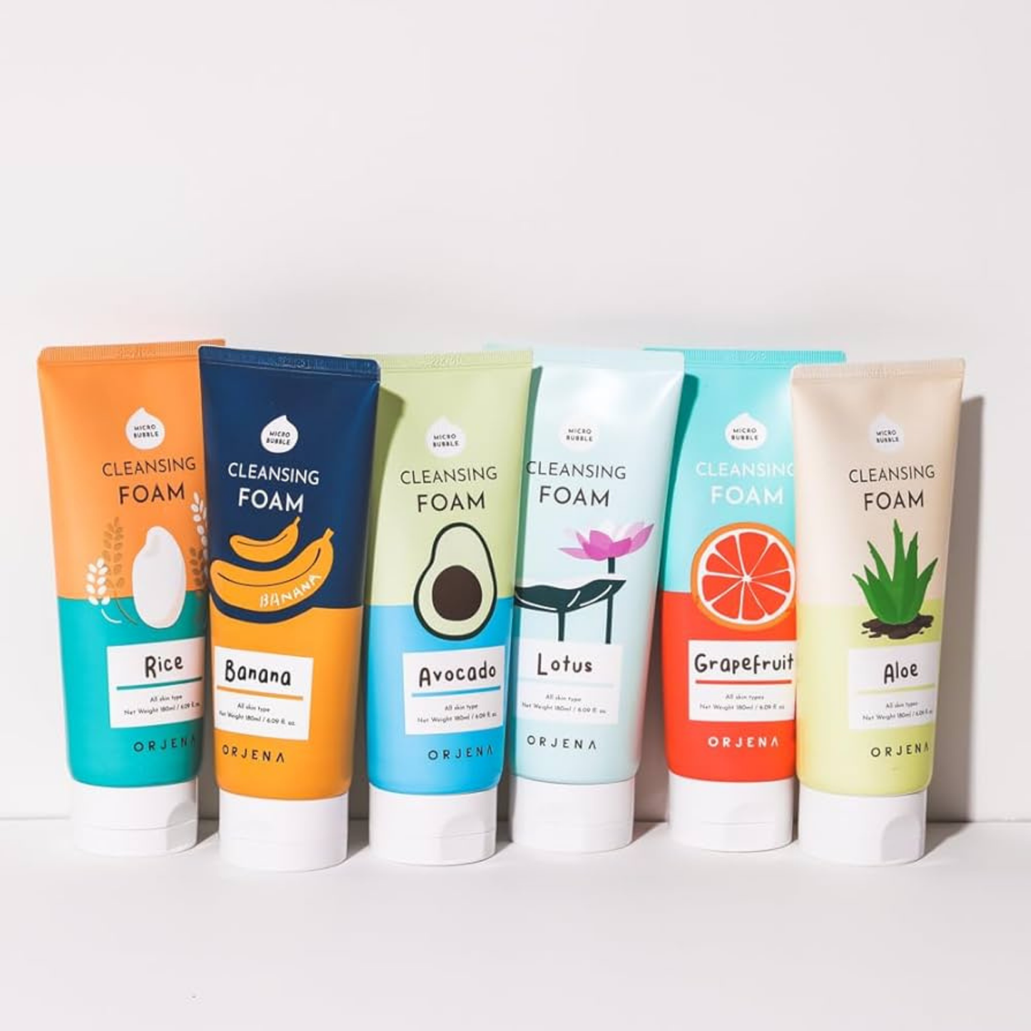 ORJENA SMILE DAY CLEANSING FOAM GRAPEFRUIT 180ML