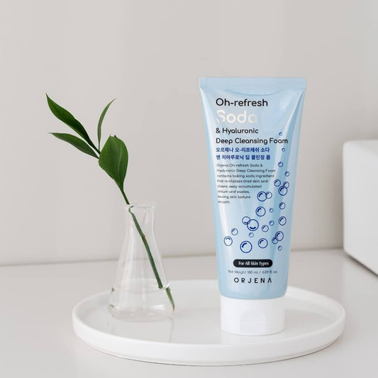 ORJENA OH-REFRESH SODA & HYALURONIC DEEP CLEANSING FOAM 180ML
