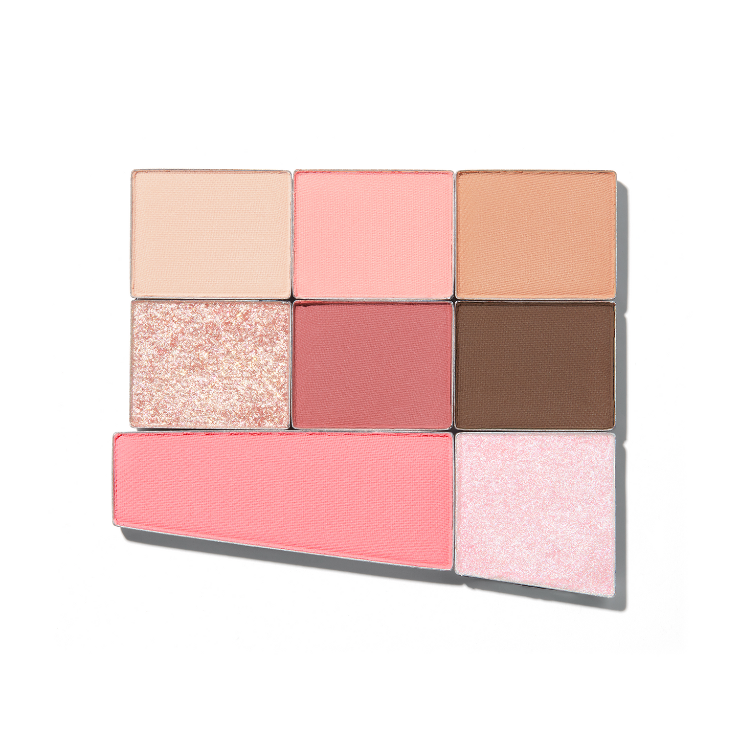 Espoir Real Eye Palette All New #3 Rosy Bb 5.9g - Paleta de Sombras Rosa Bebé Multiuso para Ojos, Mejillas, Cejas y Contour con Acabados Variados