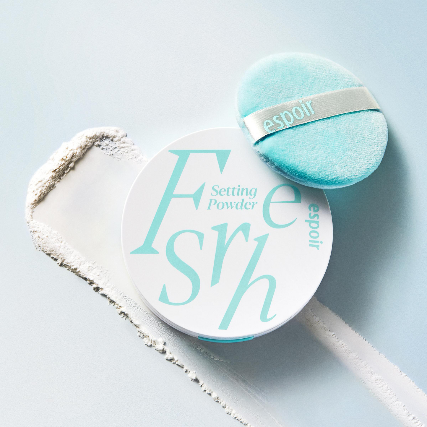 Espoir Fresh Polvo Fijador 24AD 3g, 9g- Polvo Fijador Suave y Ultradelicado con Complejo 7 Ácidos Hialurónicos, Control de Brillo y Fijación Larga Duración