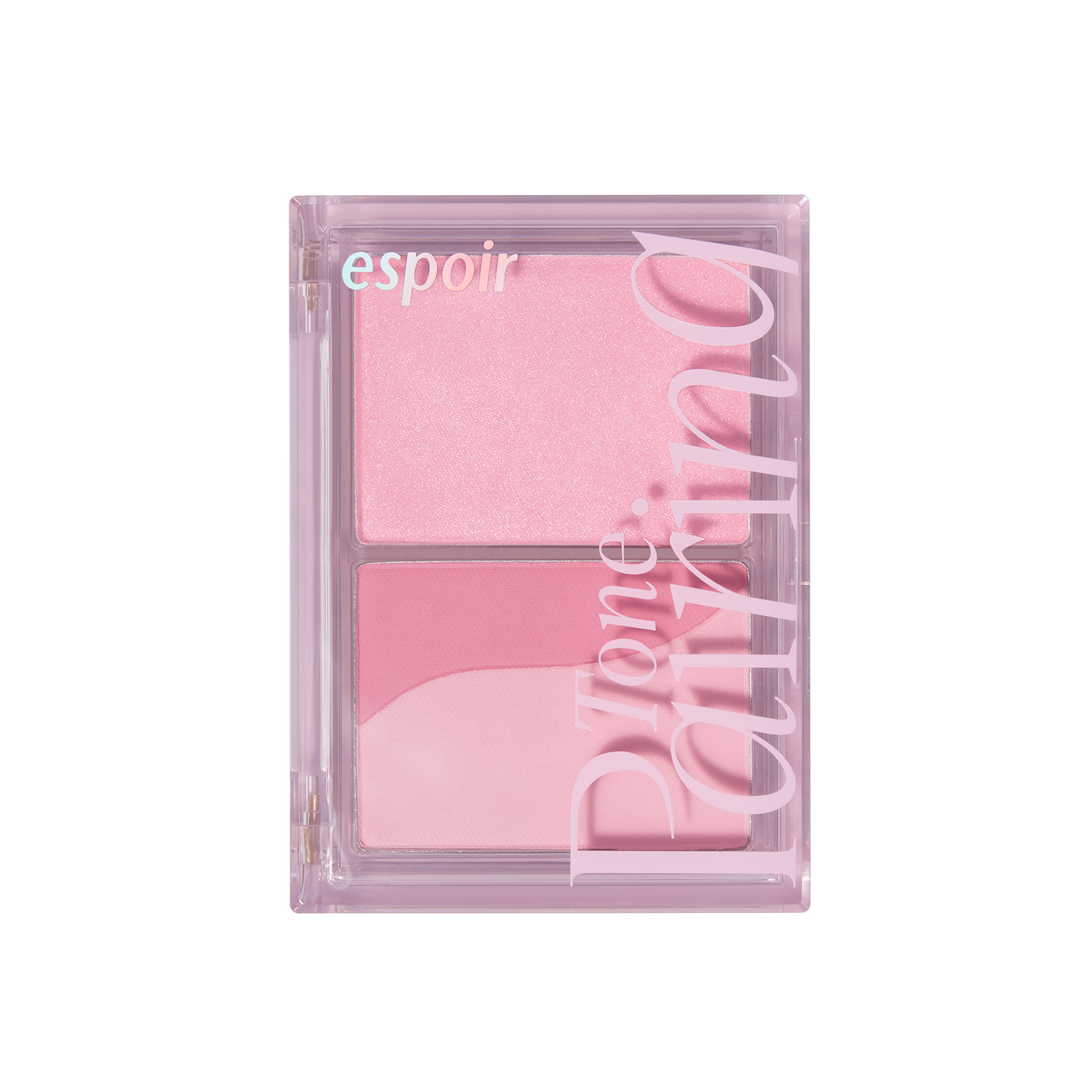 Espoir Tone Pairing Cheek Palette #1 Pink Icing 9.6g - Paleta de Rubores Dual Tone con Acabados Mate-Shimmer para Mejillas Esculpidas y Luminosas Naturalmente