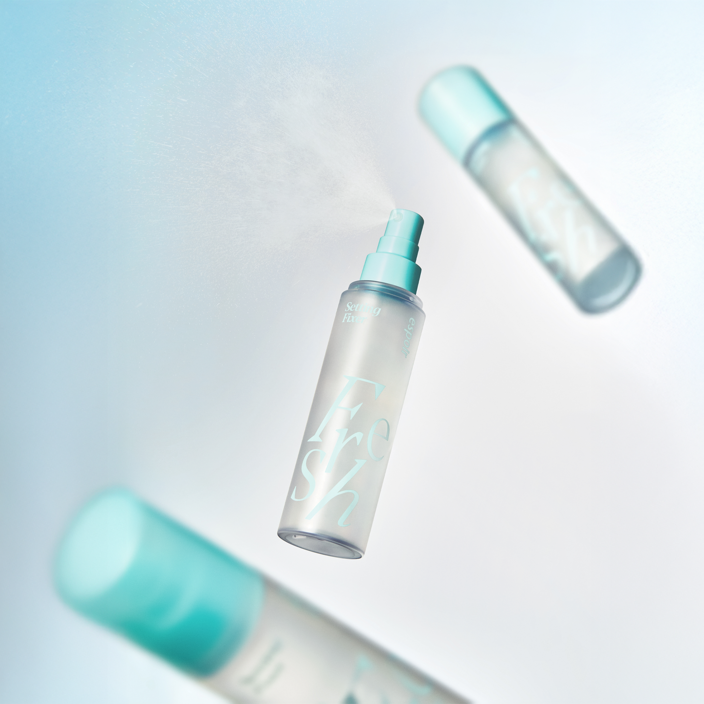 Espoir Fresh Setting Fixer 100ml - Spray Fijador de Maquillaje con Hidratación y Acabado Mate de Larga Duración