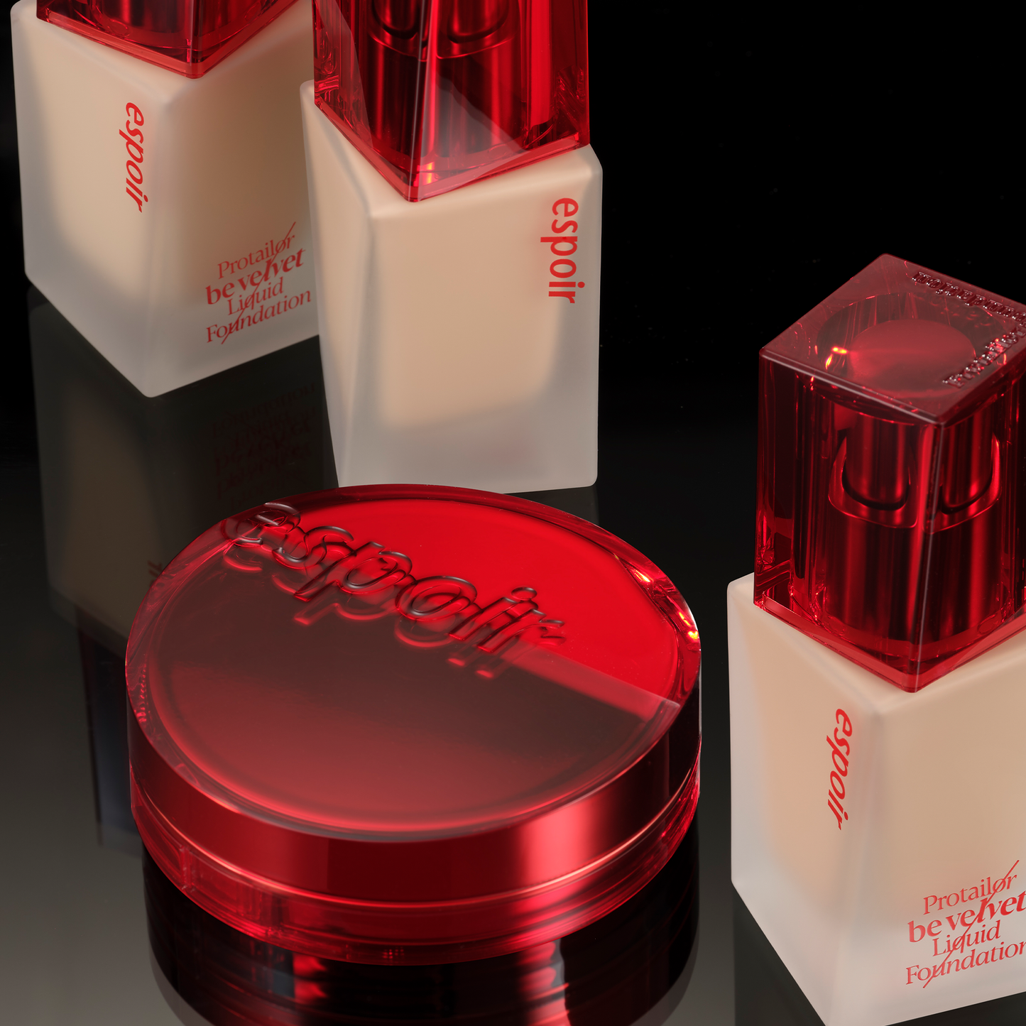 ESPOIR ProTailor Foundation Be Velvet 25 Tan 30g SPF22 PA++ - Base Líquida Mate Aterciopelada con Cobertura Buildable, Textura Fina y Protección Solar