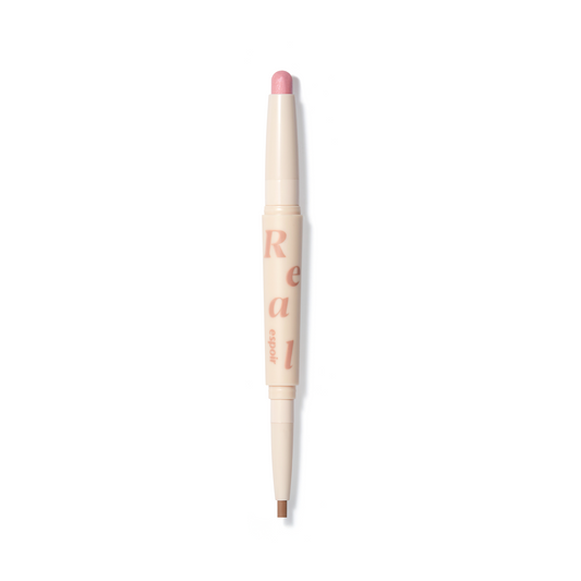 Espoir Real Eye Dual Stick #3 Pink Beam 1.45g - Barra Doble de Ojos Iluminador+Contorno para Efecto Aegyo-Sal Natural, Cremosa y Larga Duración