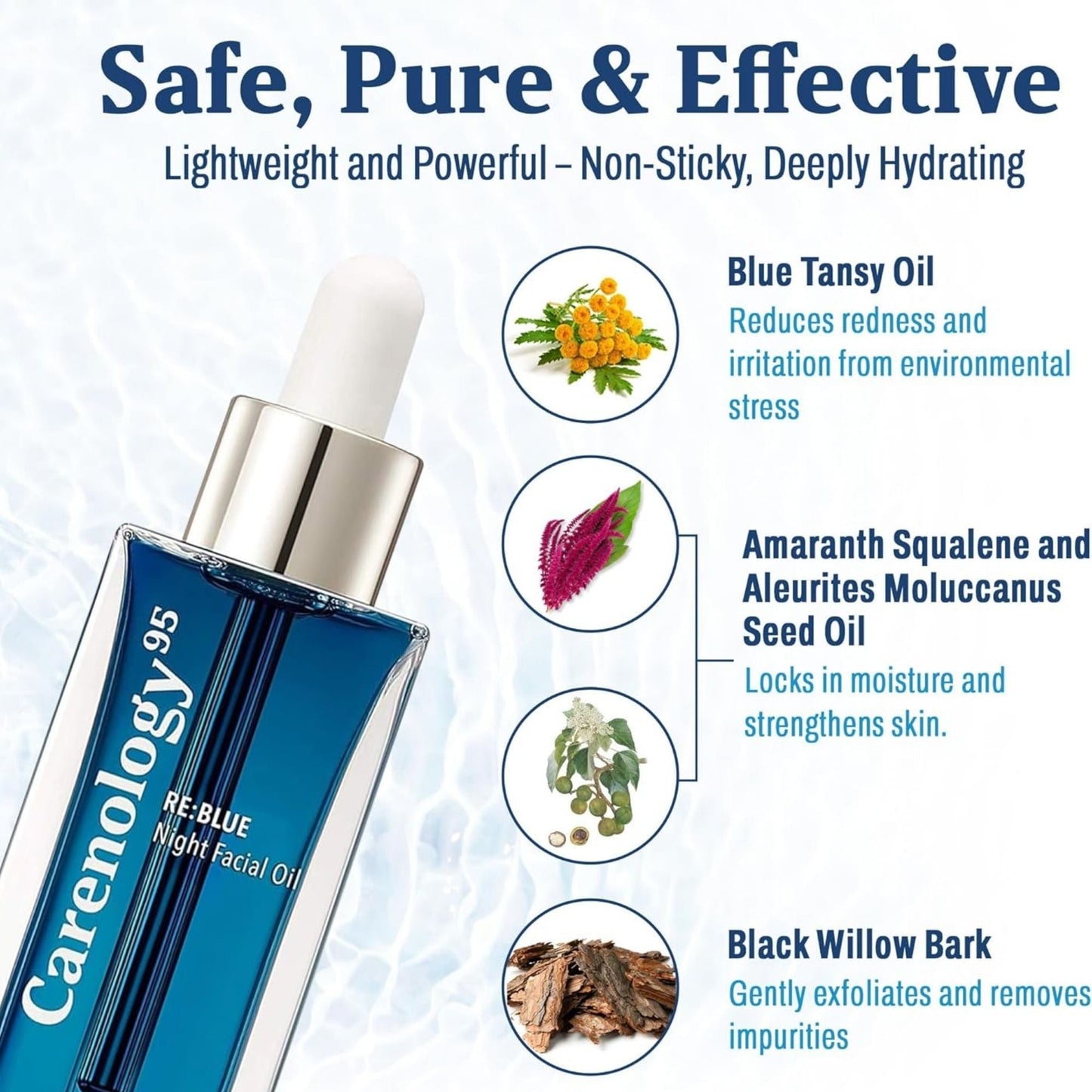 Carenology BLUE Night Facial Oil 50ml