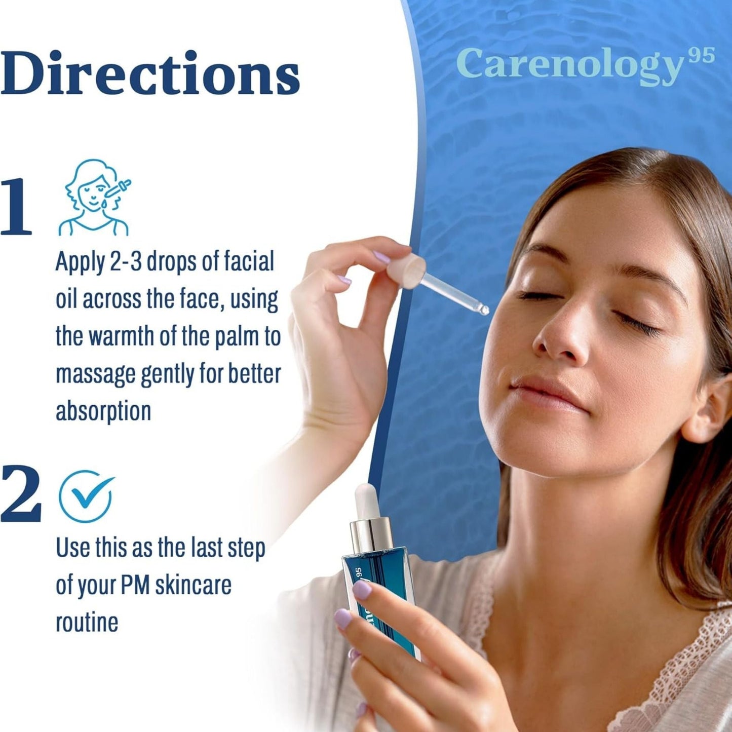 Carenology BLUE Night Facial Oil 50ml