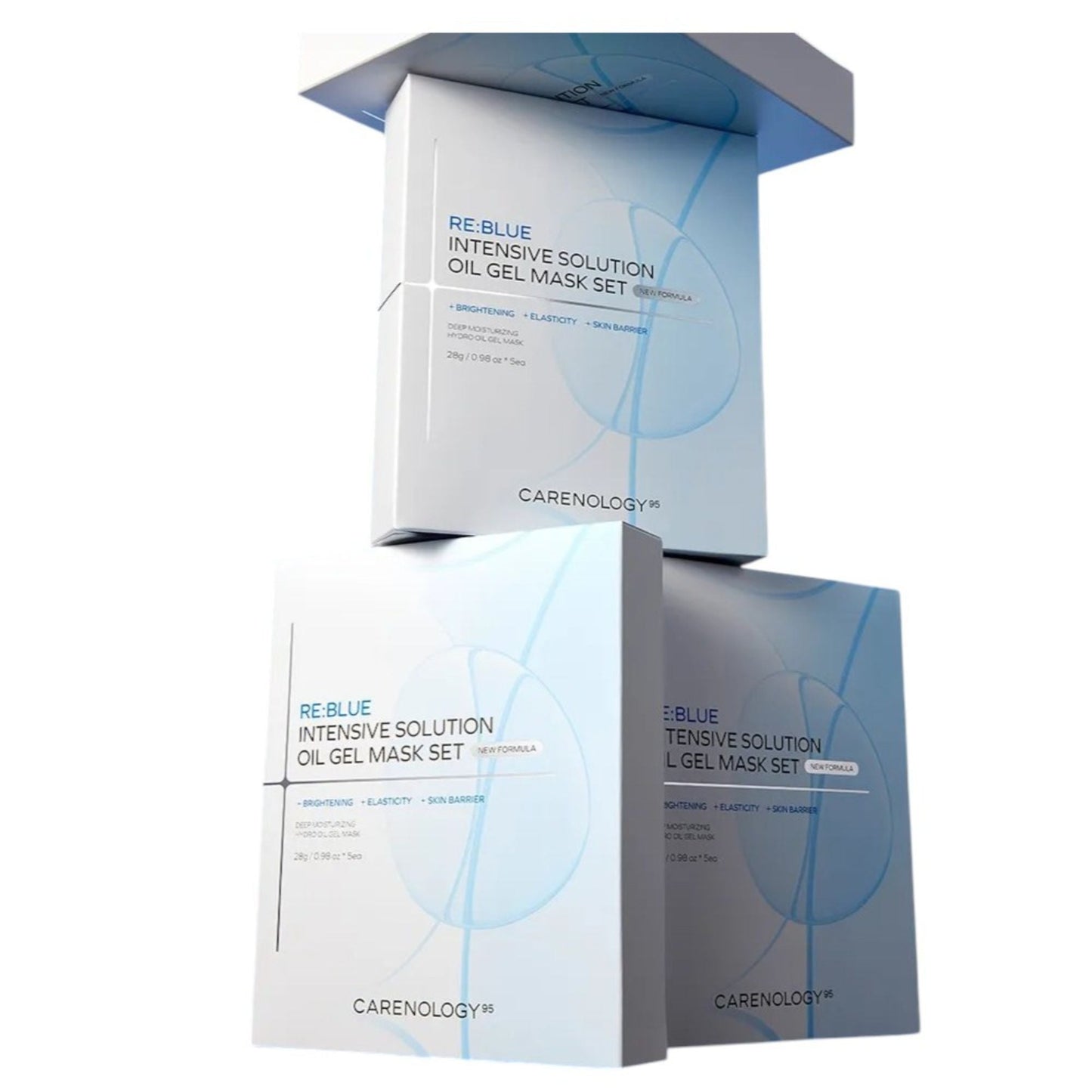 Carenology BLUE INTENSIVE SOLUTION OIL GEL MASK (5sheet)