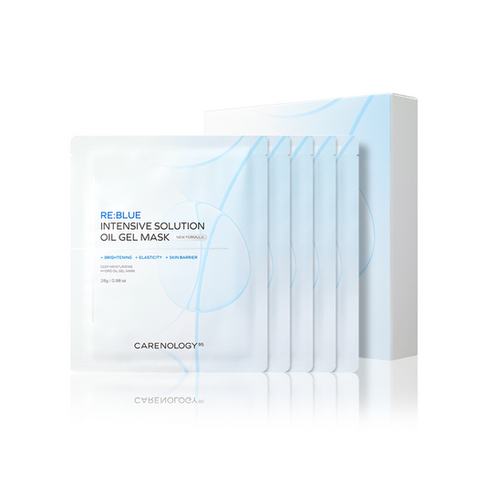 Carenology BLUE INTENSIVE SOLUTION OIL GEL MASK (5sheet)