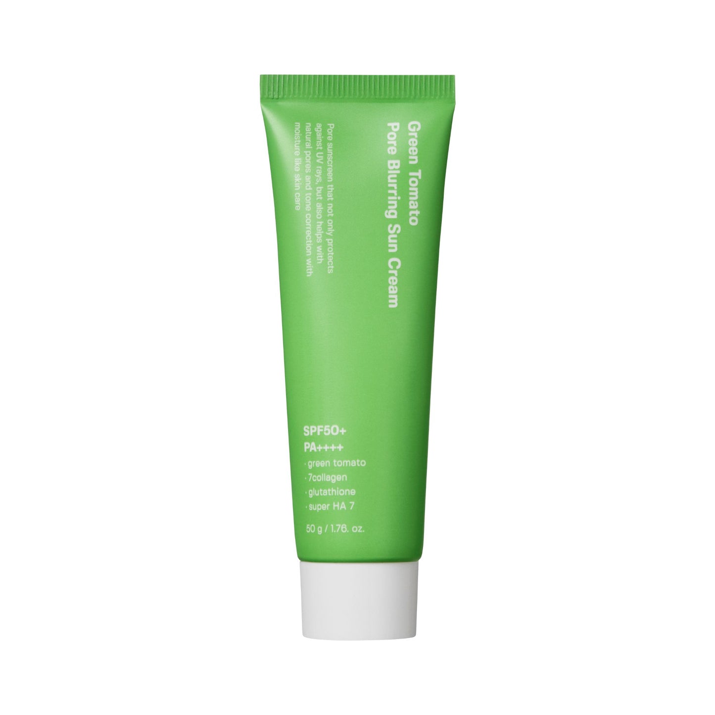 SUNGBOON EDITOR Green Tomato Pore Blurring Sun Cream 50g - Protector Solar Hidratante y Matificante con Extracto de Tomate Verde y Reducción de Poros