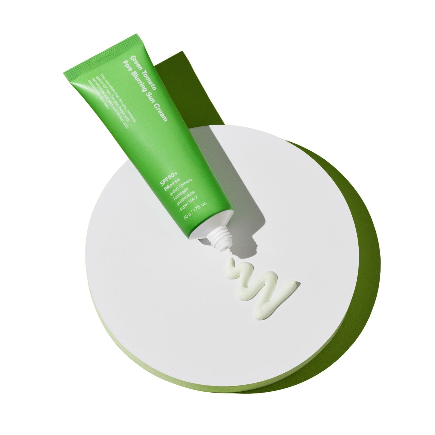 SUNGBOON EDITOR Green Tomato Pore Blurring Sun Cream 50g - Protector Solar Hidratante y Matificante con Extracto de Tomate Verde y Reducción de Poros
