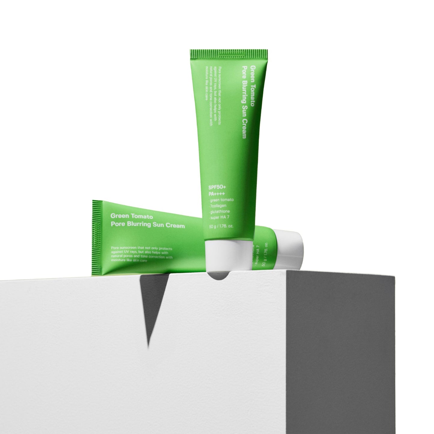 SUNGBOON EDITOR Green Tomato Pore Blurring Sun Cream 50g - Protector Solar Hidratante y Matificante con Extracto de Tomate Verde y Reducción de Poros