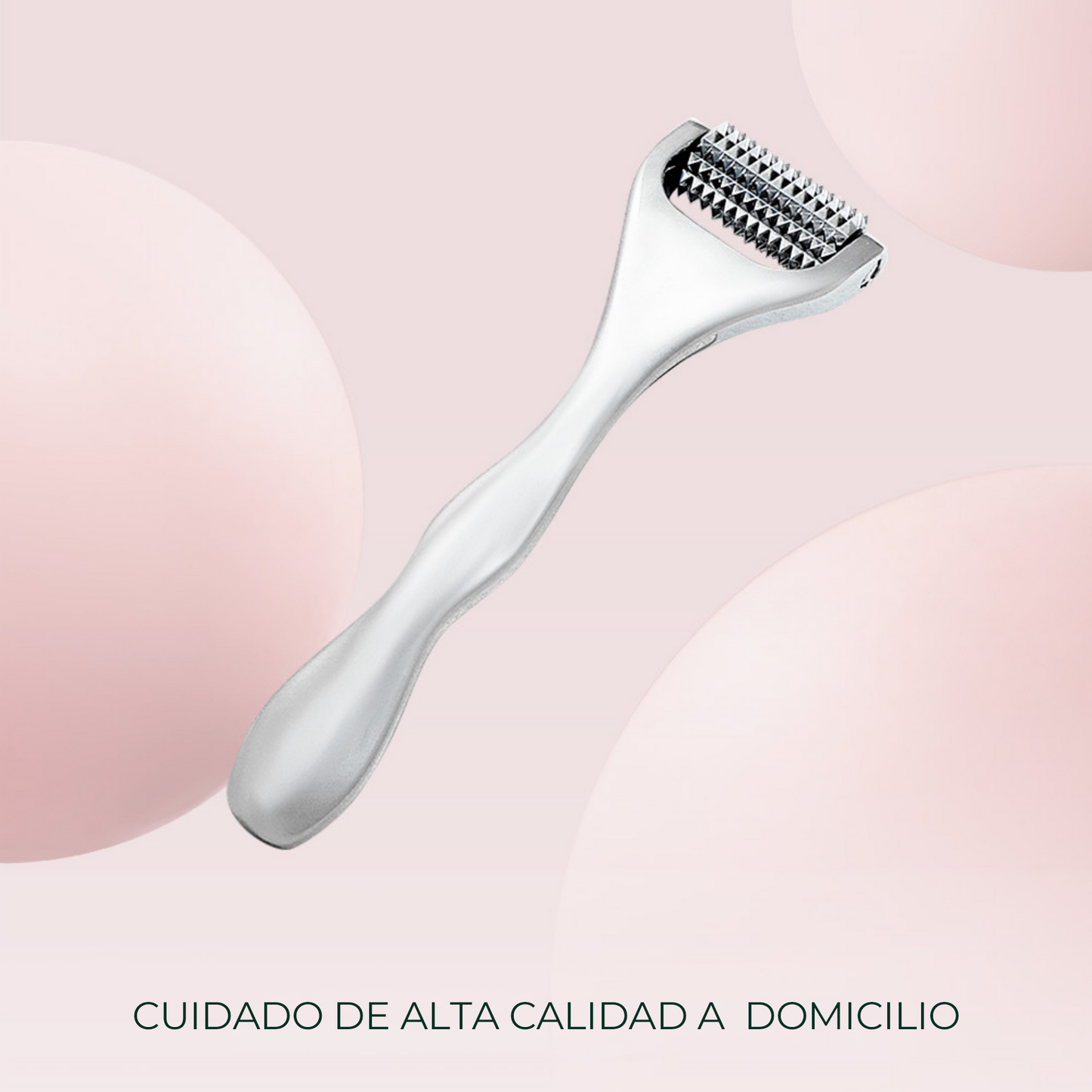 MOMMY CARE Needle Face Roller – Rodillo Facial de Microagujas para Estimulación de Colágeno y Mejora de la Piel