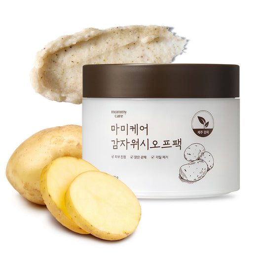 MOMMY CARE Potato Wash Off Pack 100g – Mascarilla Facial Coreana con Extracto de Papa para Purificar, Abrir y Reducir Poros