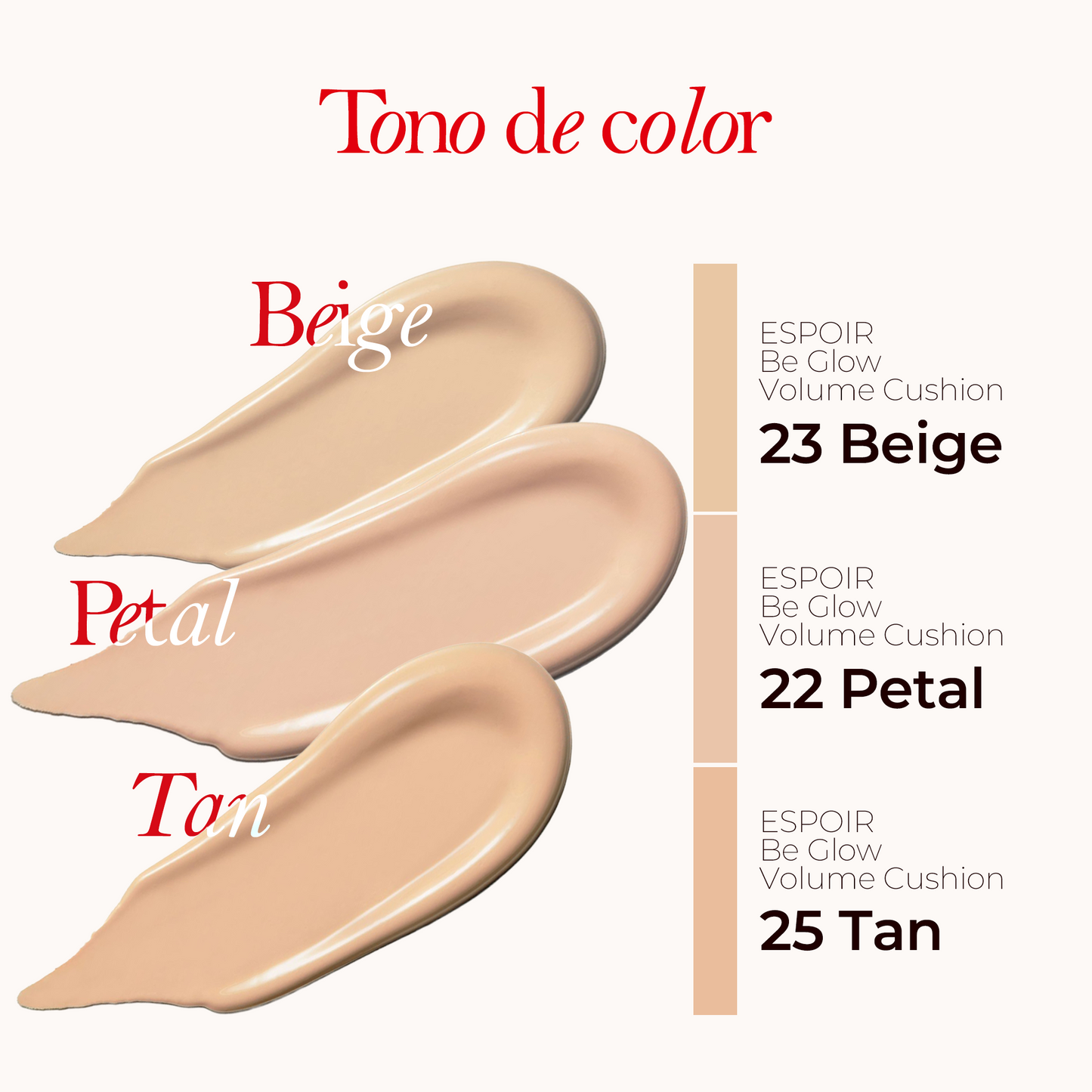 ESPOIR Be Glow Volume Cushion 13g + Refill SPF42 PA+++ - Cushion Voluminizador Luminoso con MELASOLV, Glutathione y Vegan Plumping Water™