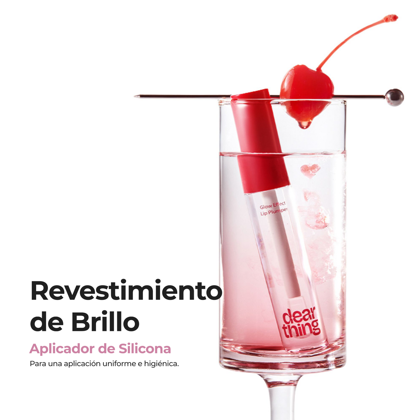 DEARTHING Glow Effect Lip Plumper #01 Clear Maxi  – Bálsamo Voluminizador de Labios con Acabado Brillante