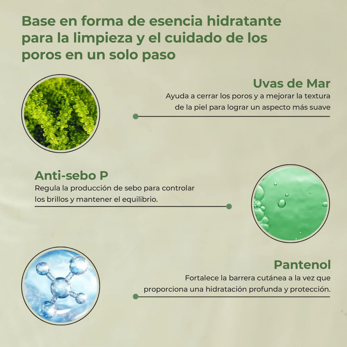 MOMMY CARE Sea Grape Cleansing Tissue – Toallitas Desmaquillantes Coreanas con Extracto de Uva Marina, Control de Sebo y Cuidado de Poros