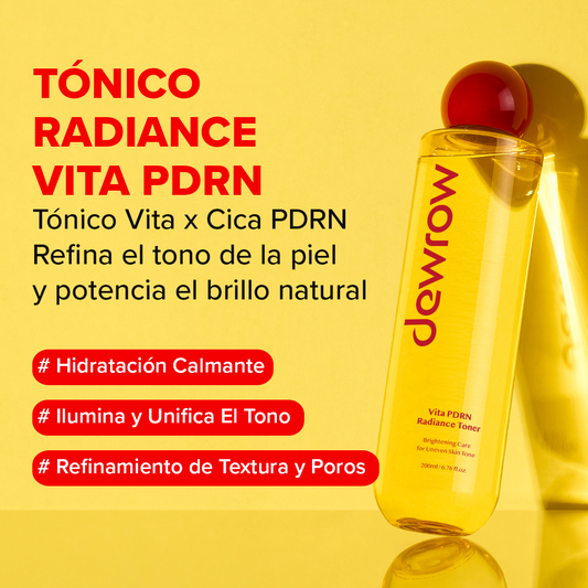 dewrow Tónico Glow Refinador de Poros y Textura